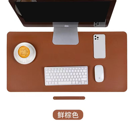 70*35cm Leather Brown Mouse Pad