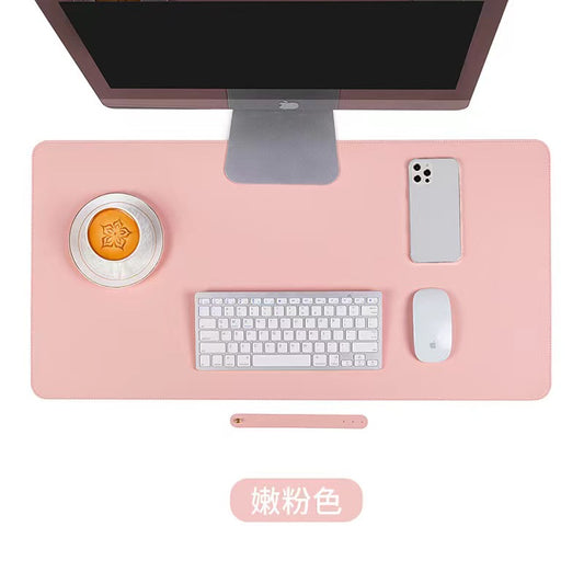 70*35cm Leather Pink Mouse Pad